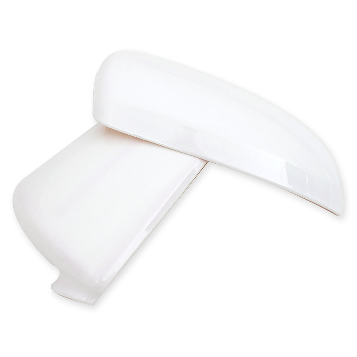 White ABS Exterior Rearview Mirror Cover For Mercedes Benz Smart 2009-2015 9