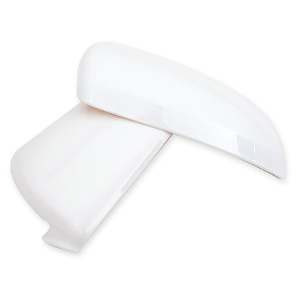 White ABS Exterior Rearview Mirror Cover For Mercedes Benz Smart 2009-2015 9