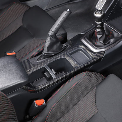 Real Carbon Fiber Console Gear Shift Panel For Subaru WRX STI VB S4 MT 2022 2024 5