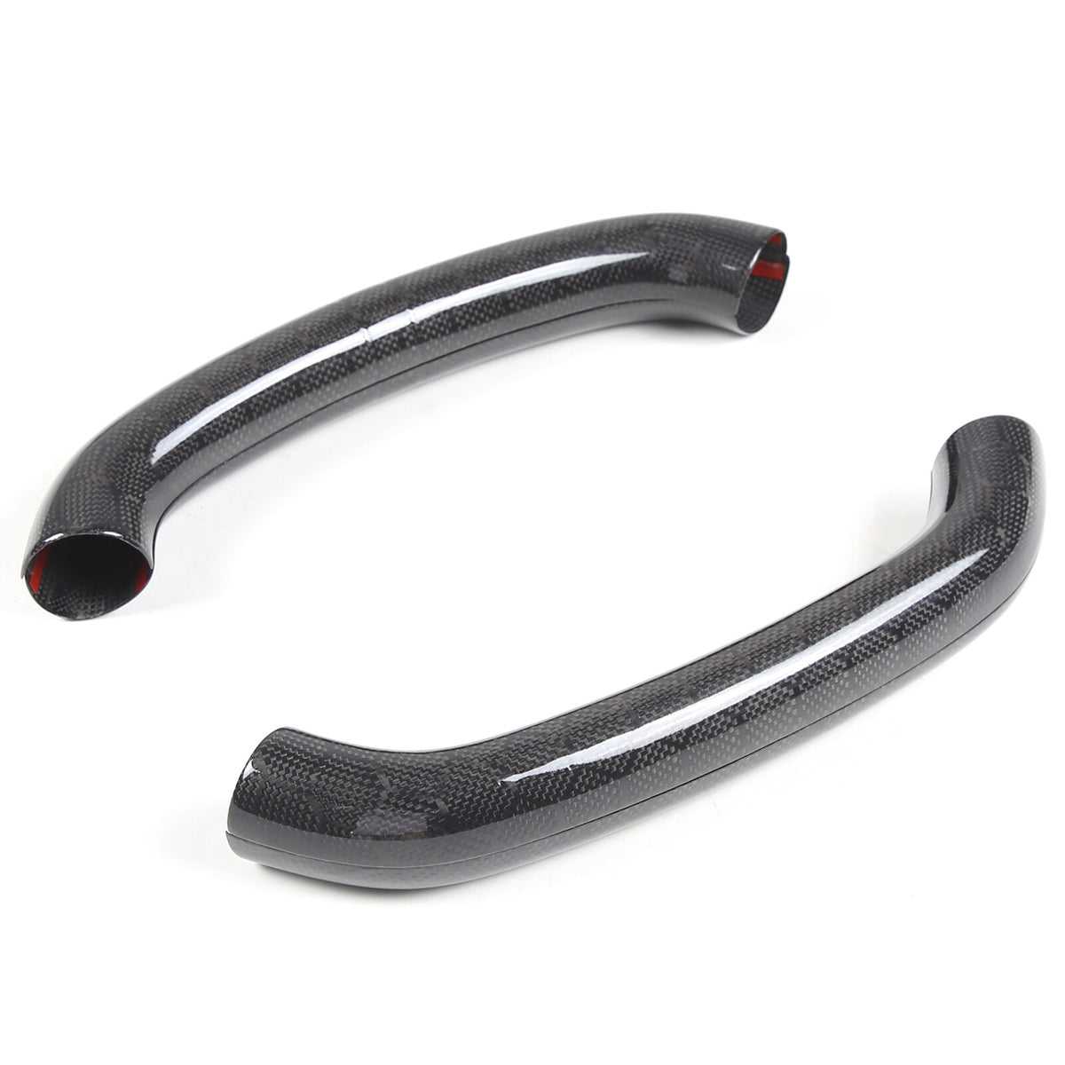 Real Honeycomb Carbon Fiber Steering Wheel Top Handle Cover Trim For C8 Corvette 3