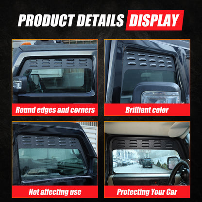 Front Door Window Louver Air Vent Panel Trim Cover For Hummer H2 2003-2009 15