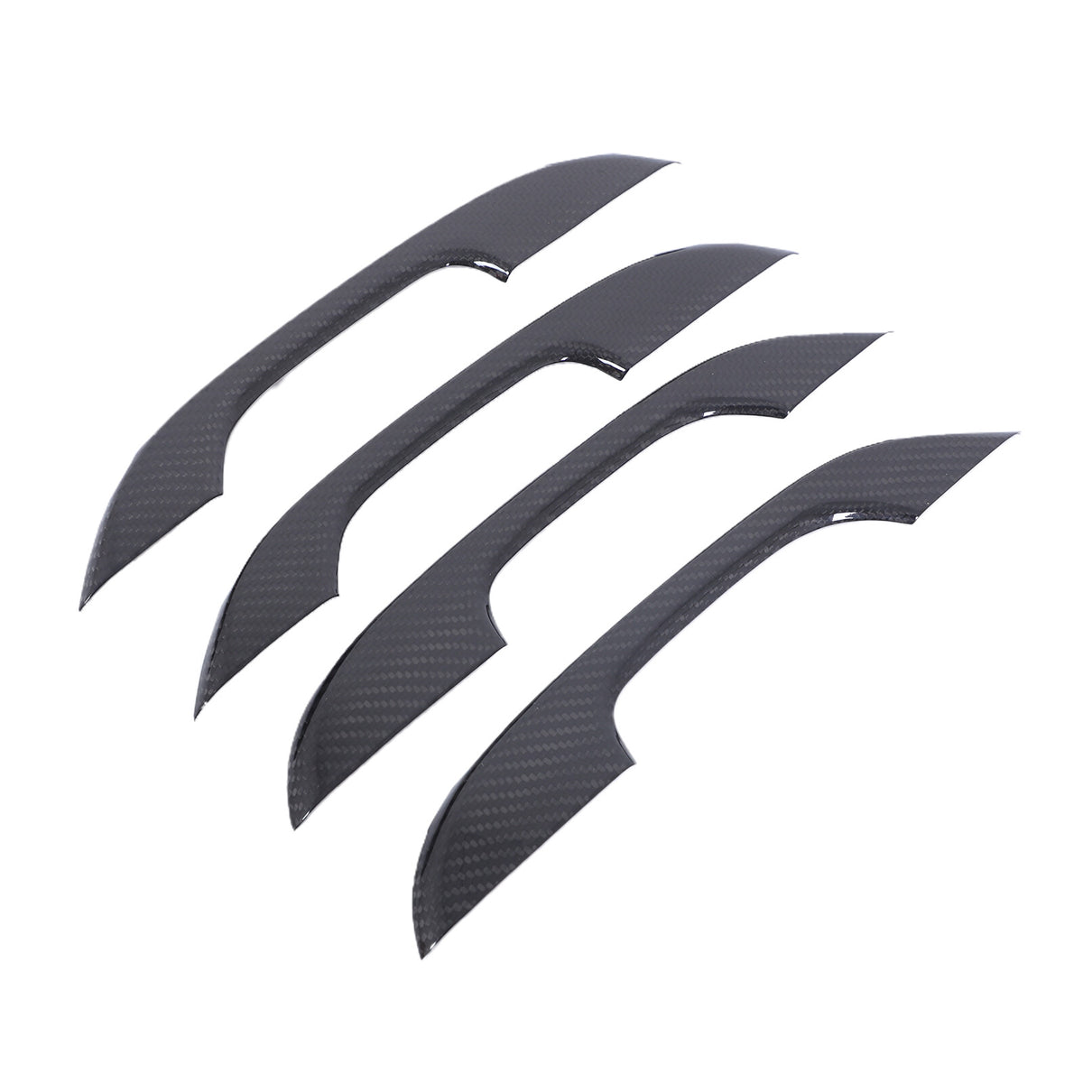 Real Carbon Fiber Exterior Door Handle Cover Trim For Cadillac Escalade 2021-23 5