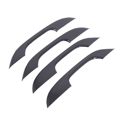 Real Carbon Fiber Exterior Door Handle Cover Trim For Cadillac Escalade 2021-23 5