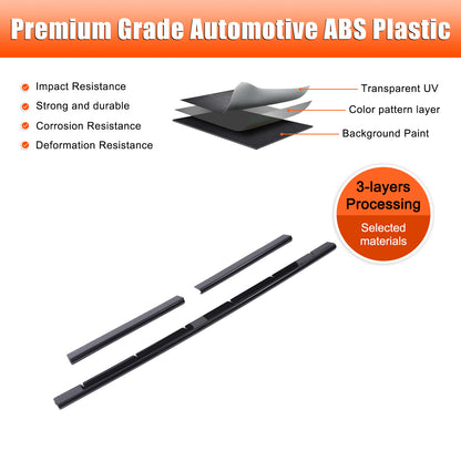 Carbon Fiber ABS Front Grille Grill Cover Molding Trim For Toyota Tacoma 2024 US 13
