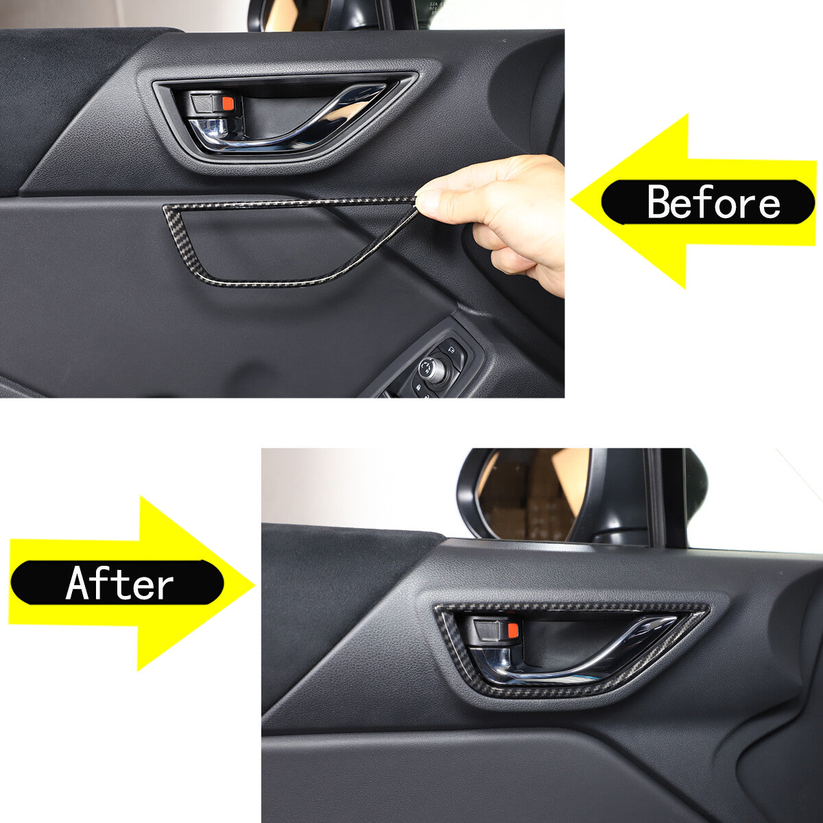 ABS Carbon Fiber Interior Center Console Trim Set Fits For GR86/BRZ 2022-2025 US - Variants 6-10 29