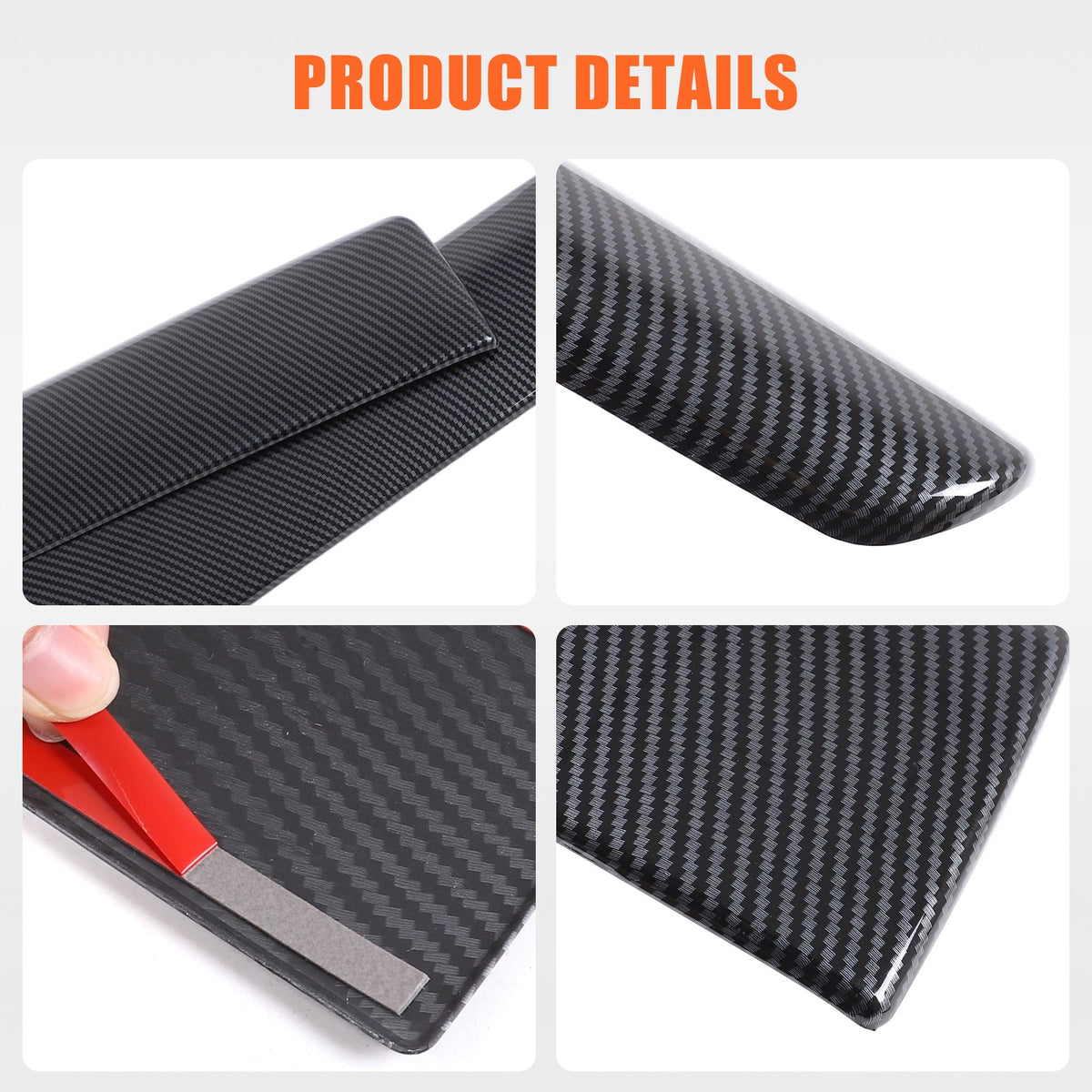 ABS Carbon Fiber Center Armrest Box Cover Trim For BMW iX I20 2022-2024 7