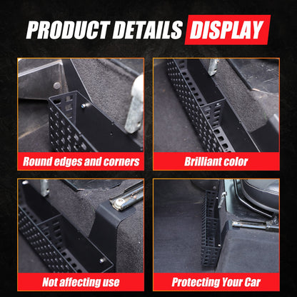 Aluminum Driver Seat Underseat Storage Basket Trim For LR Defender L316 2004-18 9