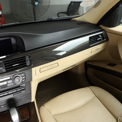 Carbon Fiber ABS Interior Decoration Cover Trim Kit For BMW 3 Series E90 2005-12 - Variants 11-15 16