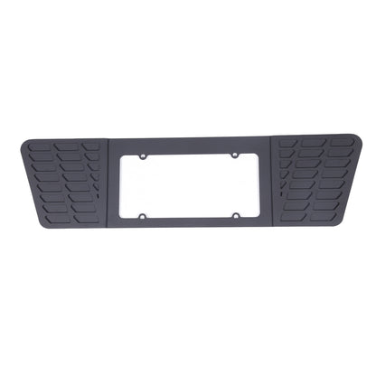 Black Alloy Rear License Plate Filler Panel Fit For Corvette C7 2014-2019 15