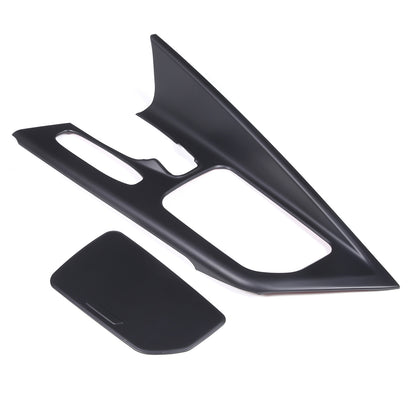 Matte black Center Console Gear Shift Panel Cover Trim For Corvette C8 2020-25 8