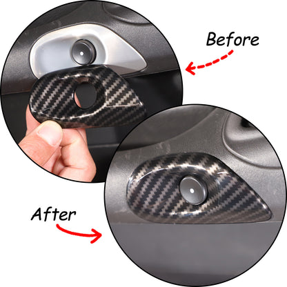 ABS Carbon Fiber Interior Center Console Tirm Cover Kit For Corvette C6 2005-13 16