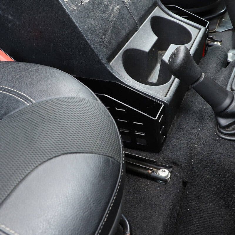 Black Gear Shift Side Storage Box Two Baskets Trim For LR Defender 04-19 3