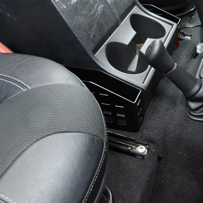 Black Gear Shift Side Storage Box Two Baskets Trim For LR Defender 04-19 3