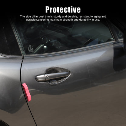 Real Carbon Fiber Exterior Outer Door Bowl Trim For Mazda MX-5 Miata 2016-2025 5