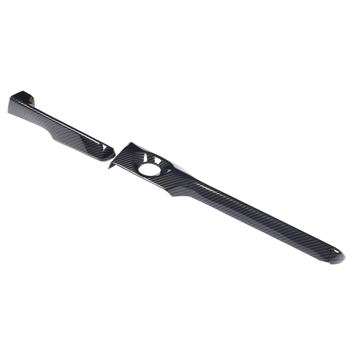 ABS Carbon Fiber Steering Wheel Side Dashboard Trim For Corvette C8 2026+ US 11