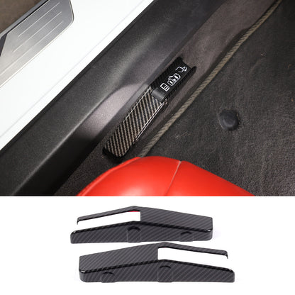 ABS Carbon Fiber Interior Full Cover Trim Kit Set For Corvette C8 2020-2025 69