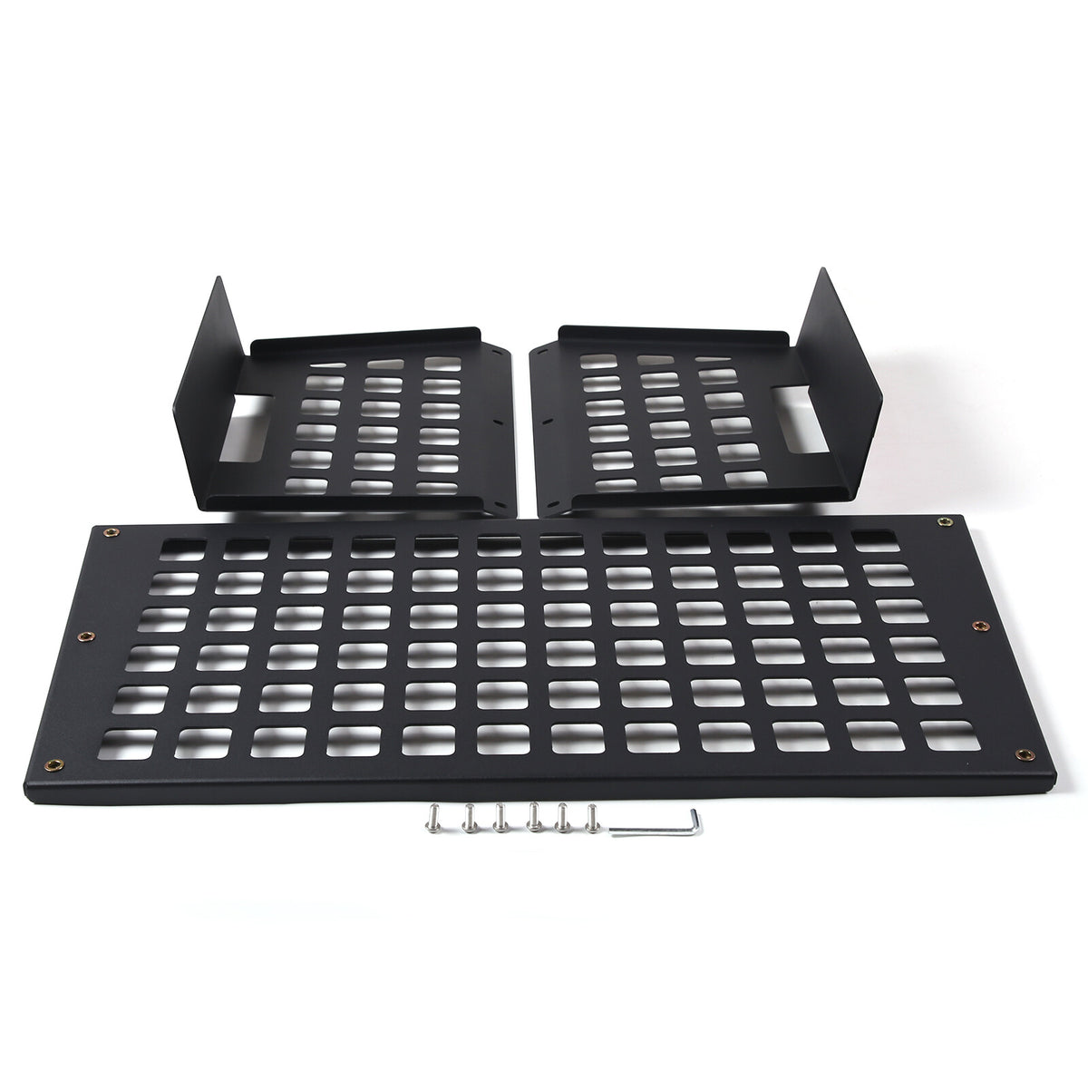 Front Roof Bag Storage Bracket Molle Panel Plate for Land Rover Defender 20-23 11