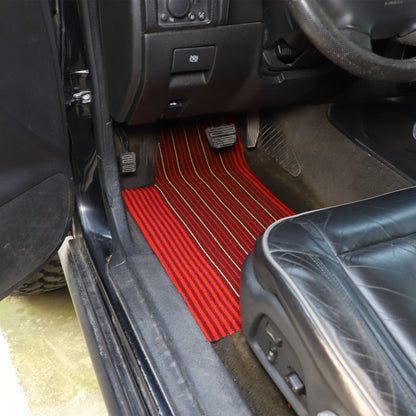 Beige Car Floor Mats Cargo Carpets Foot Pads For Hummer H3 2005-2009 3