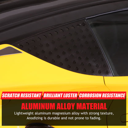 Alloy Exterior Rear Quarter Window Pillar Cover Trim For Lotus EMIRA 2021-2025 5