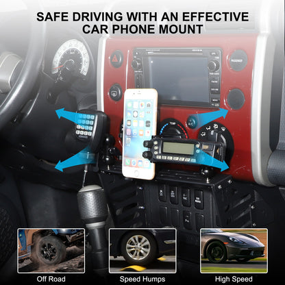 Center Console Molle Panels Digital Device Mount For Toyota FJ Cruiser 2007-2021 18