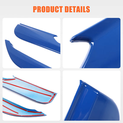 Blue ABS Inner Door Anti-Kick Panel Cover Trim For Corvette C8 2020-26 13