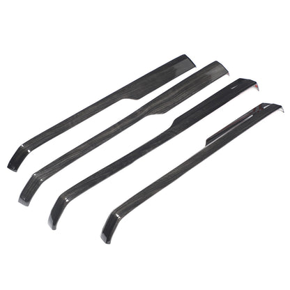Black Wood Grain ABS Door Armrest Lower Trim For Toyota Tundra 2014‑2020 16