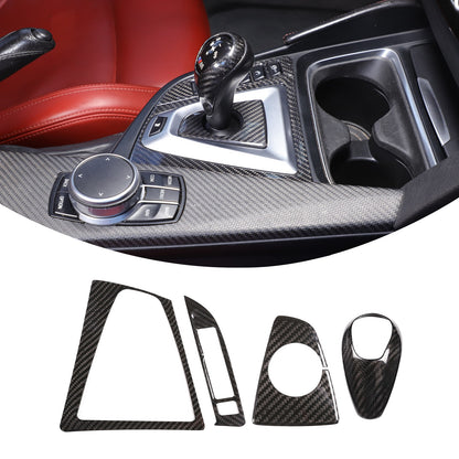 Real Carbon Fiber Center Console Panel Trim Set For BMW M3/M4 F80/F82 2014-2019 22
