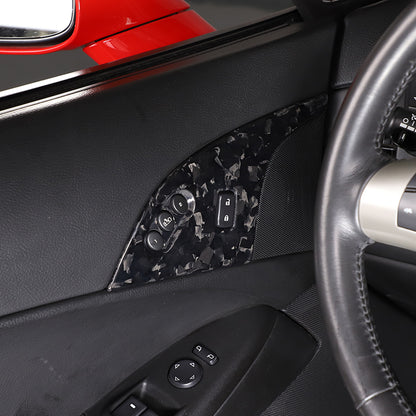 Forged Real Carbon Fiber Full Interior Set Decor Cover Trim Kit for Corvette C6 30