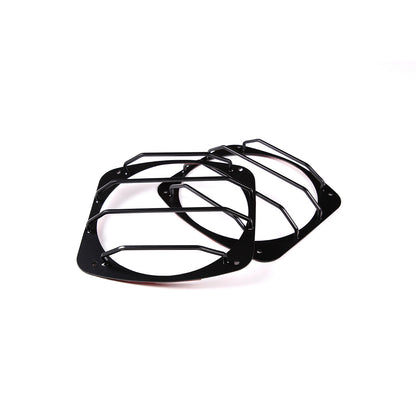Black Steel Front Bumper Headlight Fog Light Trim For Hummer H2 2003-09 US 11