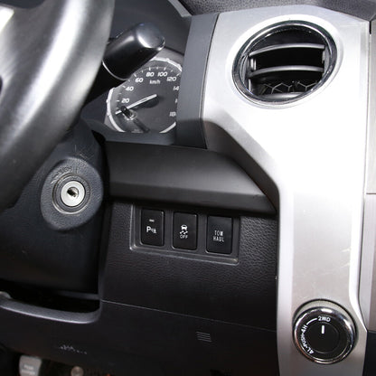 Matte Black Dashboard Center Console Panel Trim For Toyota Tun-dra 2014-21 12