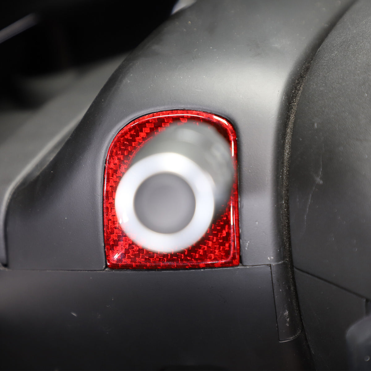 Red Real Carbon Fiber Full Interior Set Decor Trim Kit for Corvette C8 20-25 - Styles 31-35 37