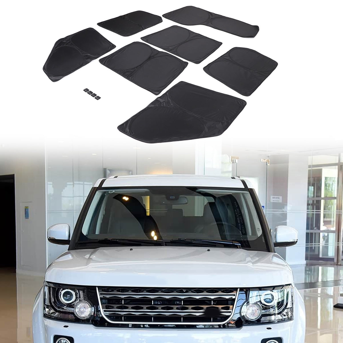 Memory Wire Full Window Sun Shade Shield For Land Rover Discovery 4 2010-2016 15