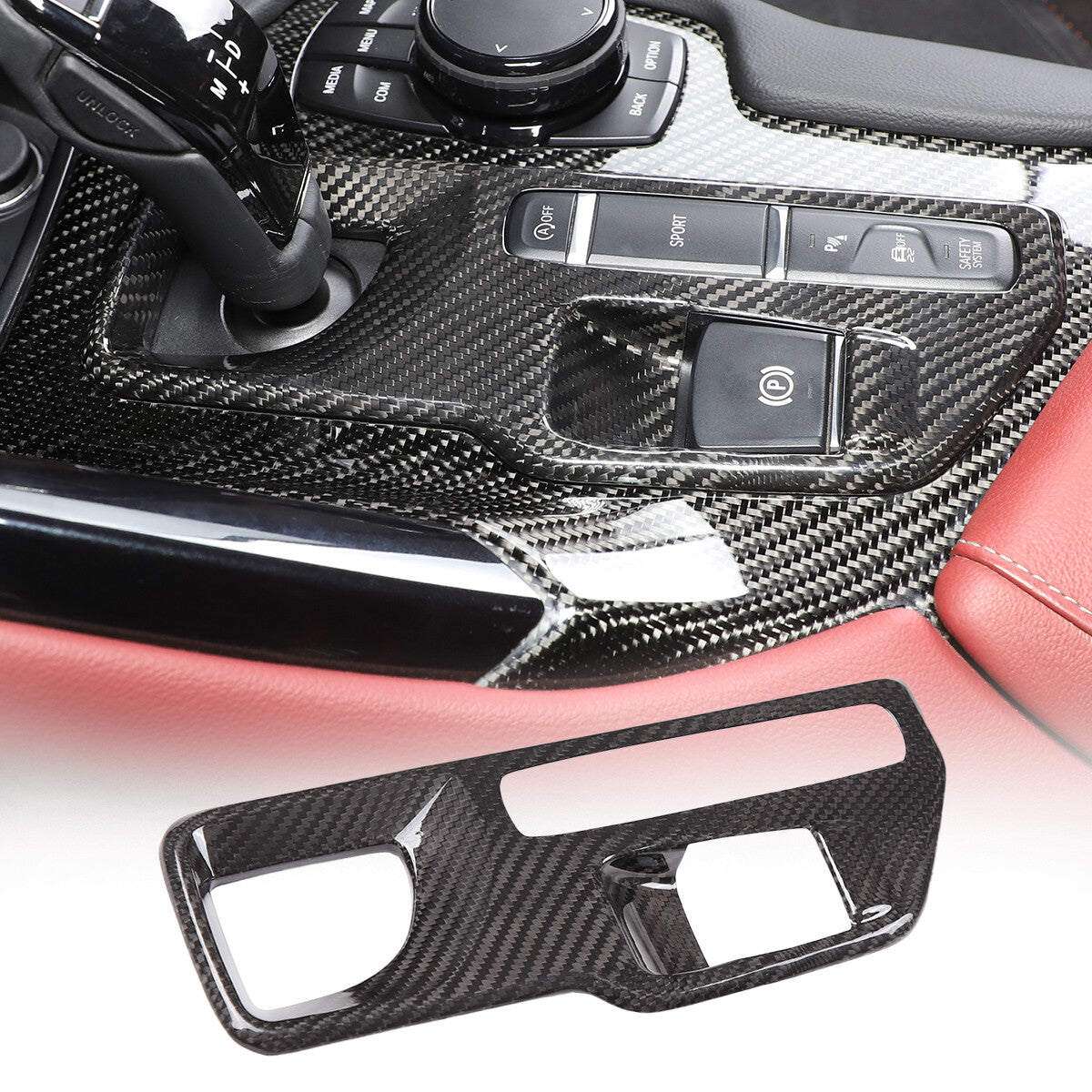 Real Carbon Fiber Full Interior Set Decor Trim Kit For Toyota Supra A90 MK5 19+ 137