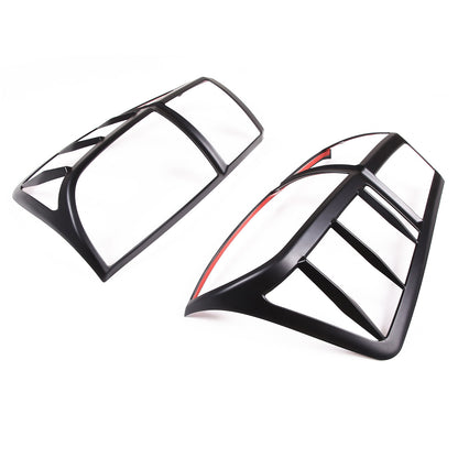 Matte Black Rear Taillight Trim Cover Bezel For Toyota Tacoma 2016-2023 13