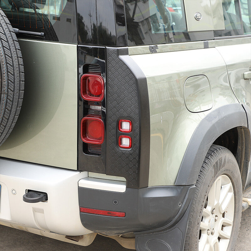 Rear Tail Light Cover Trim For Land Rover Defender 90 110 2020-23 Gloss Black US 9