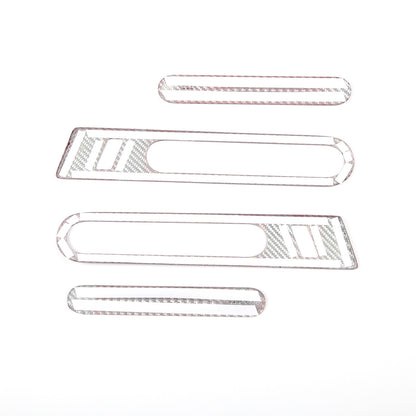 Red Carbon Fiber Exterior Car Door Handle Cover Trim For Nissan GTR R35 2008-16 8