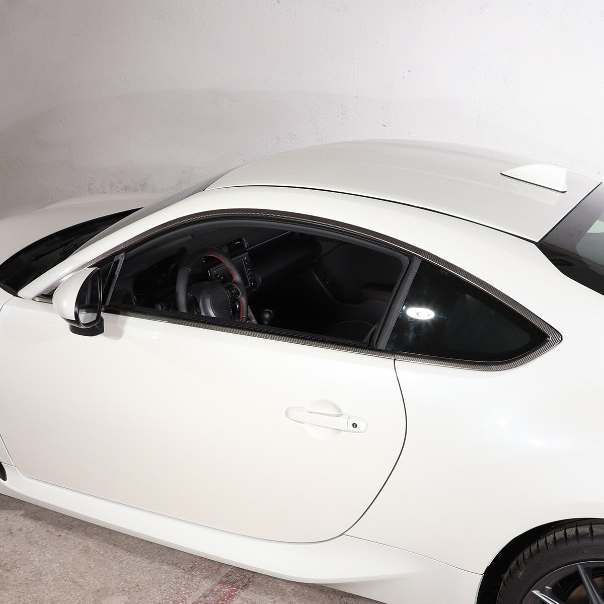 Steel Car Window Molding Trim Decoration Strips For Subaru BRZ 22 3