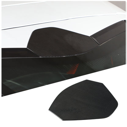 Real Carbon Fiber Rear Window Decklid Cover For Corvette C8 Coupe 2020-26 US 1