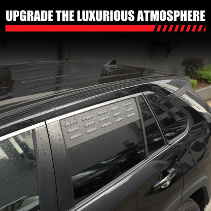 Rear Door Window Louver Air Vent Panel Trim Cover For Toyota RAV4 2020-2024 US 16