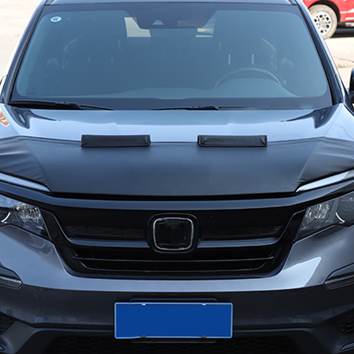 Black Car Bonnet Hood Bra Protector Mask Cover For Honda Pilot 2015-2022 US 21