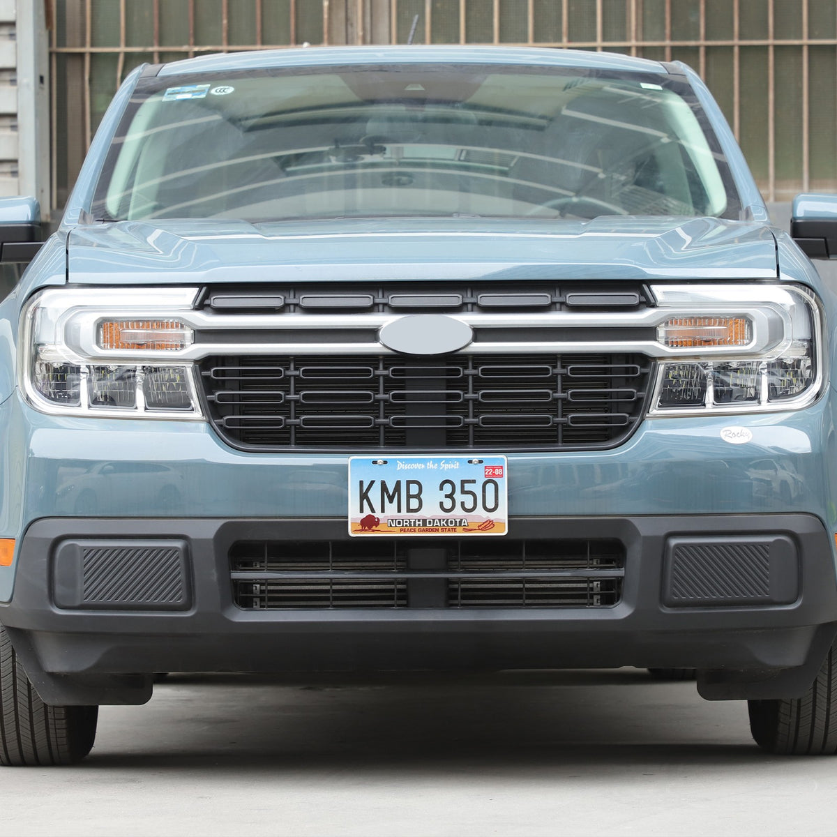 Carbon Steel License Plate Frame Trim For Ford Maverick 2022+ (US Version) 13