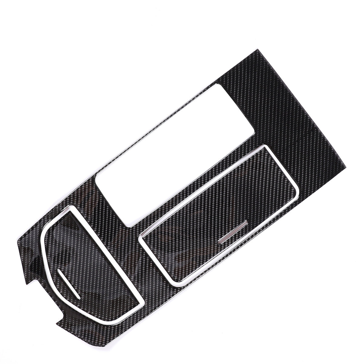 Carbon Fiber Center Console Shifter Panel Sticker For 2014-24 Maserati Ghibli 5