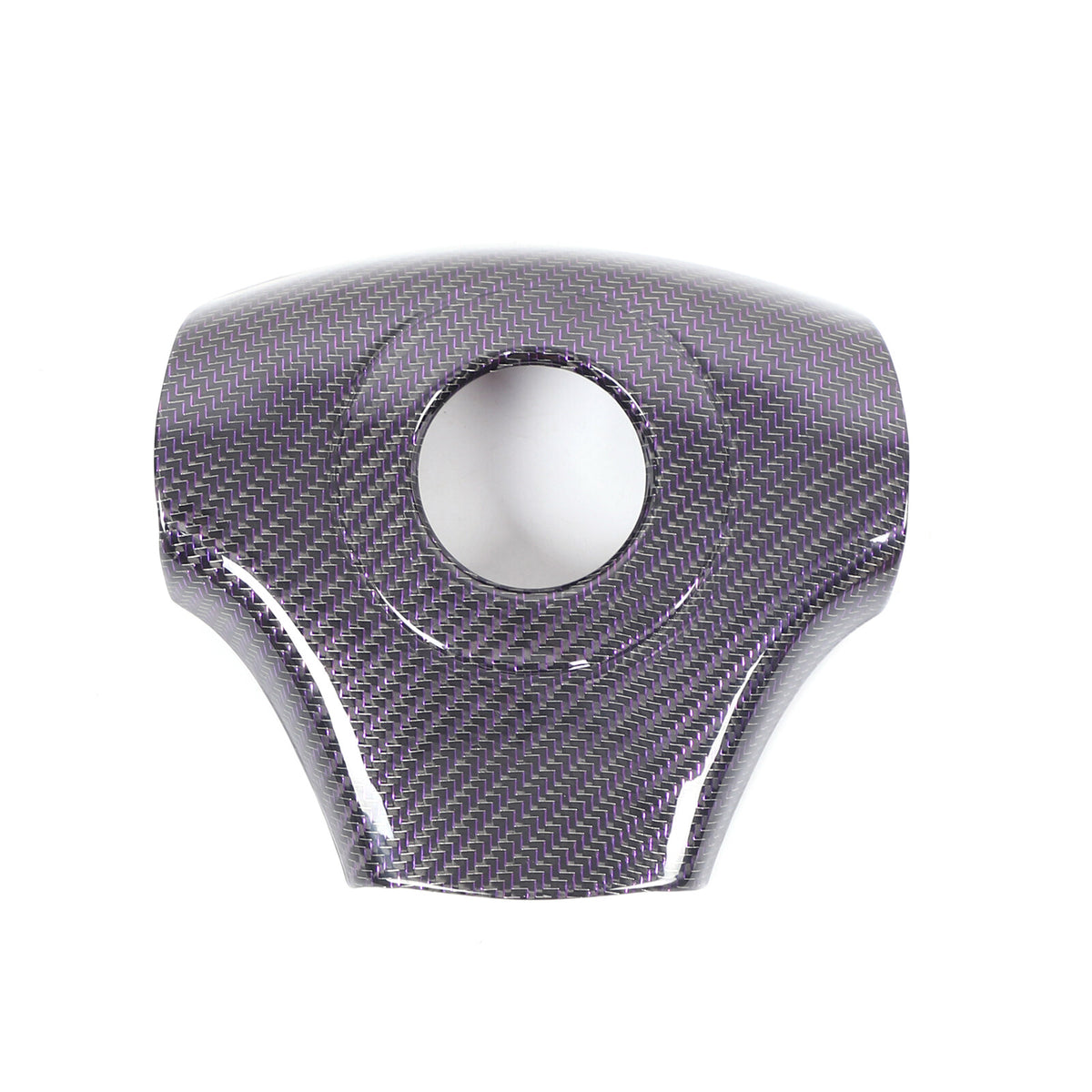 Real Carbon Fiber Center Steering wheel trim cover For Corvette C6 2005-2013 17