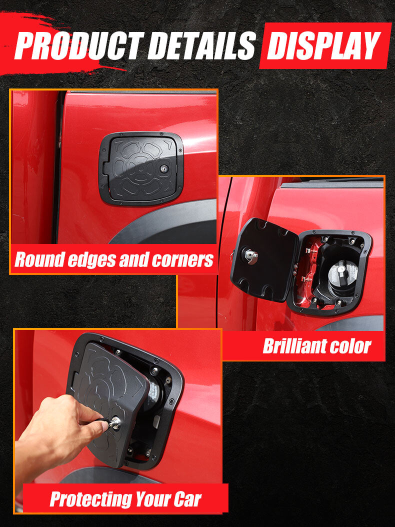Flower Locking Fuel Door Gas Tank Cap Cover Lock Key For Toyota Tacoma 2016-23 22