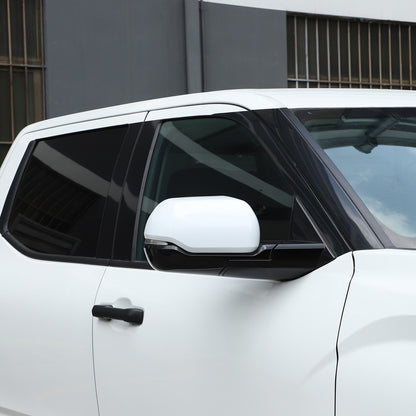 White ABS Exterior Rearview Mirror Cover Trim For Toyota Tundra/Sequoia 2022+ US 20