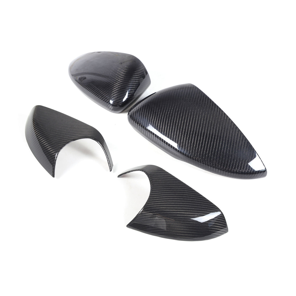 2pcs Real Carbon fiber Side Rear Mirror Cover Caps Set For Lotus EMIRA 21-25 US 4