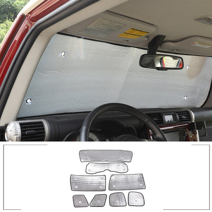 8PCS Car Front Rear Window Windshield Sun Shade For Toyota FJ Cruiser 2007-2014 1