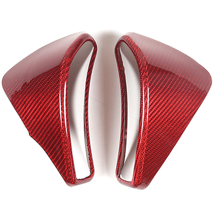 Red Carbon Fiber Dashboard Speedometer Side Cover Trim For Corvette C6 2005-13 17