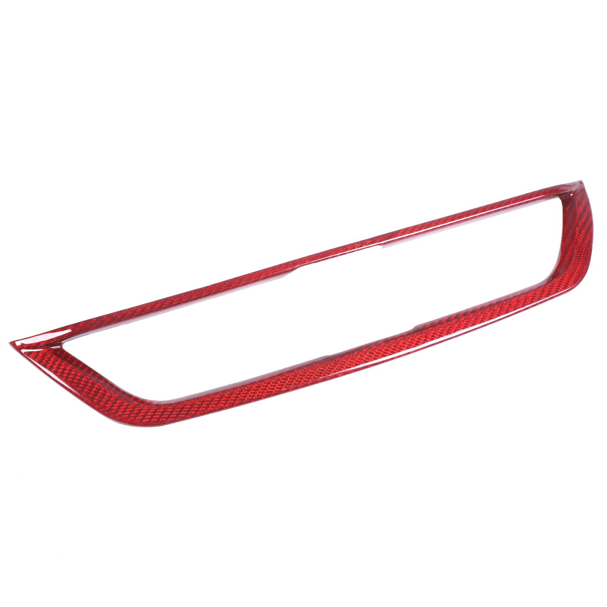 Red Real Carbon Fiber Center Air Vent Trim For Alfa Romeo Giulia 952 2017-2020 6