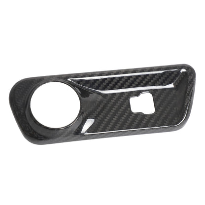 Real Carbon Fiber Cigarette Lighter Panel Trim For Alfa Romeo Tonale 9